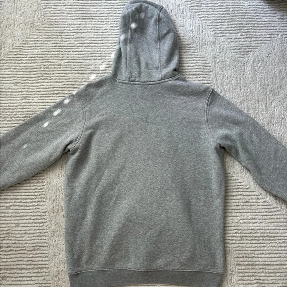 Nike Adult Georgia Bulldogs Football Club Fleece Team Hoodie- Heather Grey- M - Picture 3 of 4